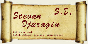 Stevan Đuragin vizit kartica